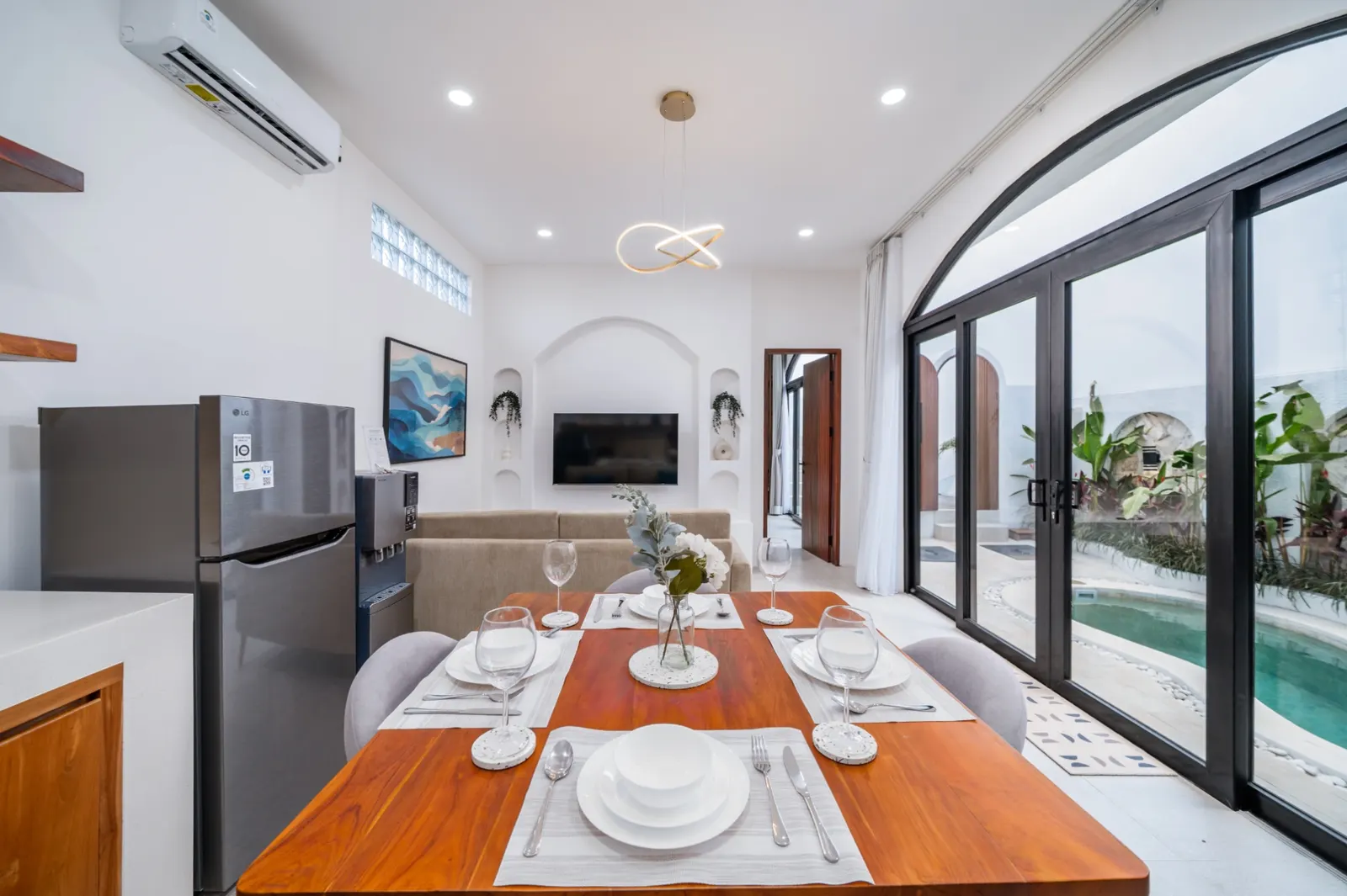 2 Bedroom Tropical Villa with Rooftop Lounge in Balangan - AP046