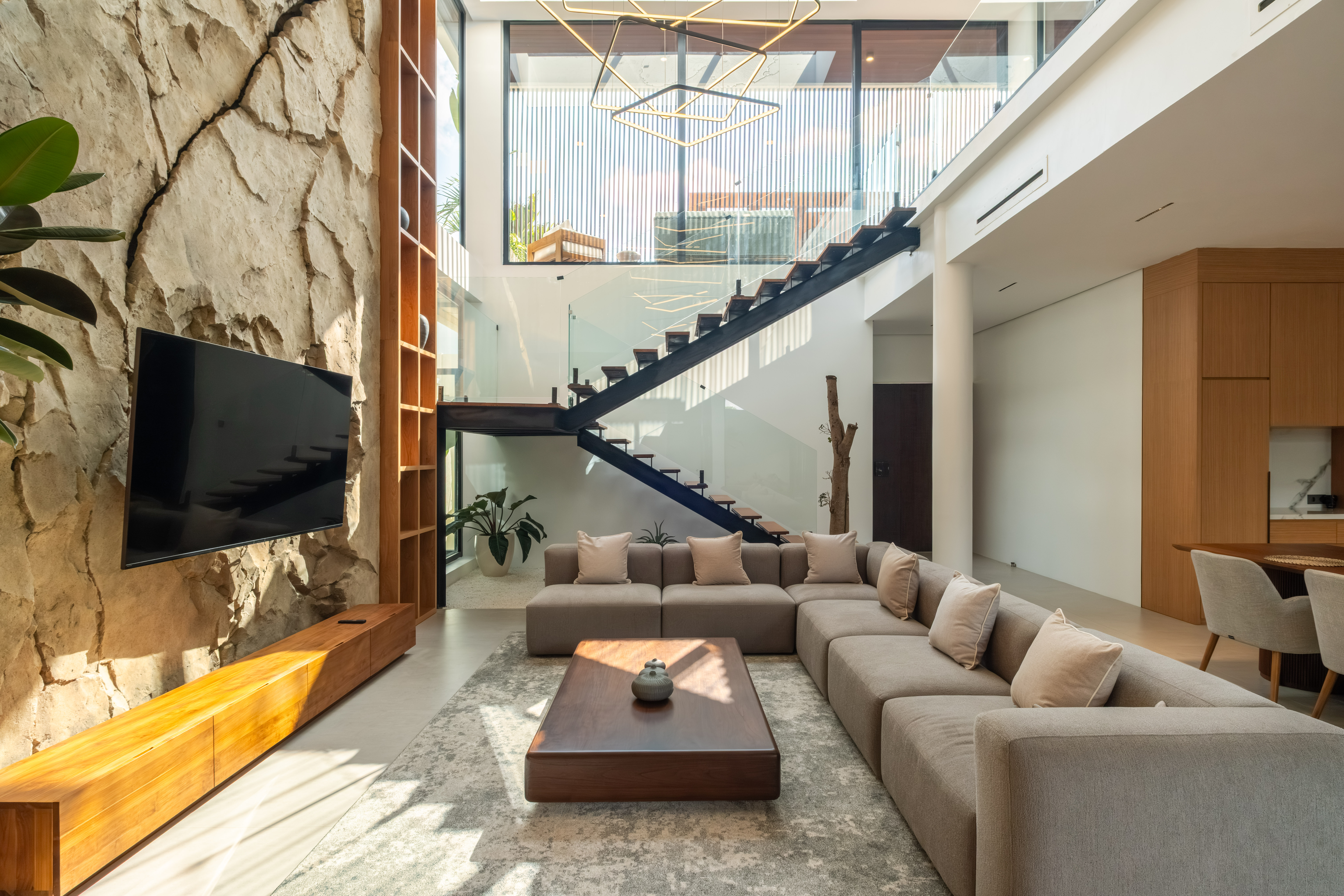 Brand New Designer 3BR Villa | Central AC, Private Pool & Beachside - DNS01