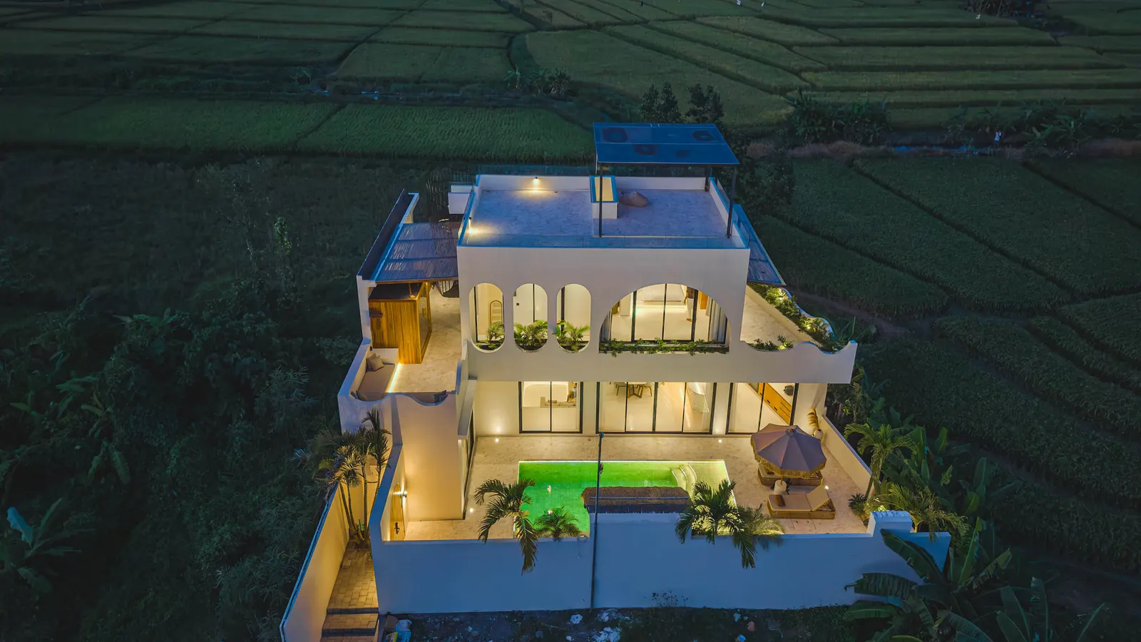 Private Wellness Villa with Rice Field Views | 2 Bedrooms - IR001