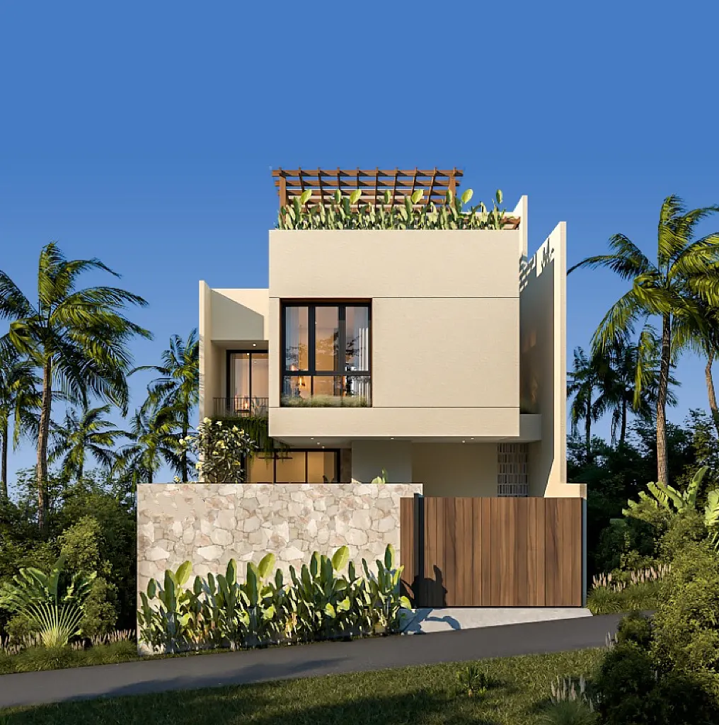 Brand New 2BR Villa with Rooftop Terrace & Private Pool, Pererenan - MT001