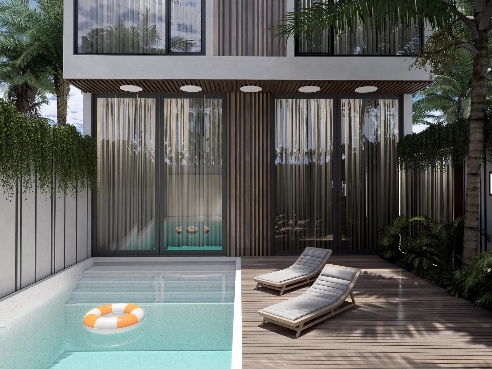 Off Plan Modern 2 Bedroom Villa with Rice Field Views for Sale Leasehold in Cemagi Beachside - NZ001
